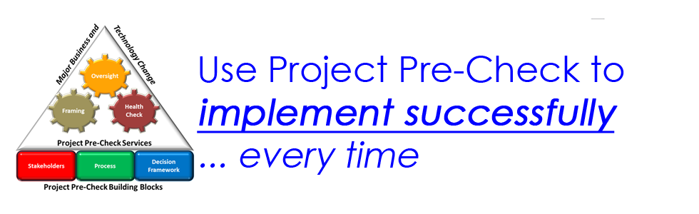 Use Project Pre-Check to Deliver